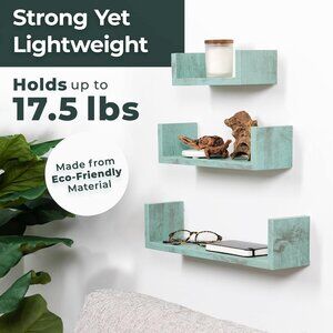 Melody Floating U Shelves